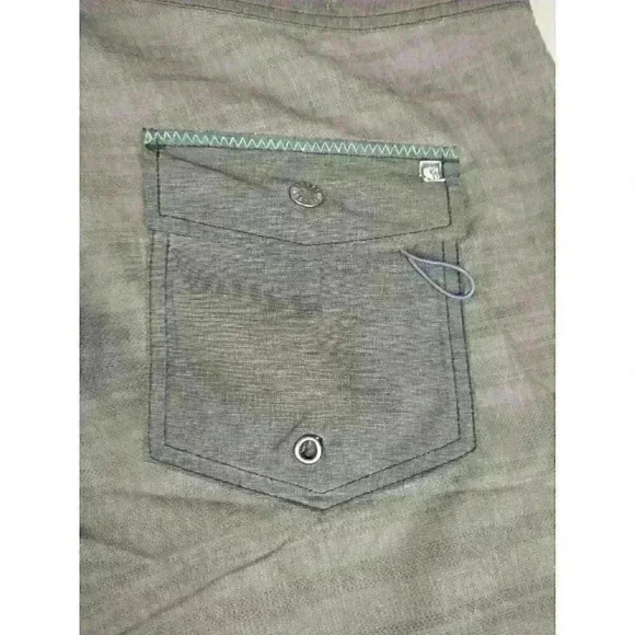 Linksoul Shorts Boardwalker Board shorts Golf Swim 35 Zipper Gray Dot Hybrid - Picture 11 of 13